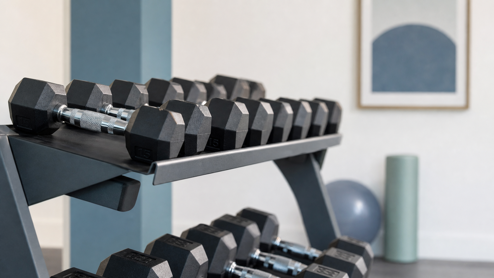 A bright modern fitness studio with natural light